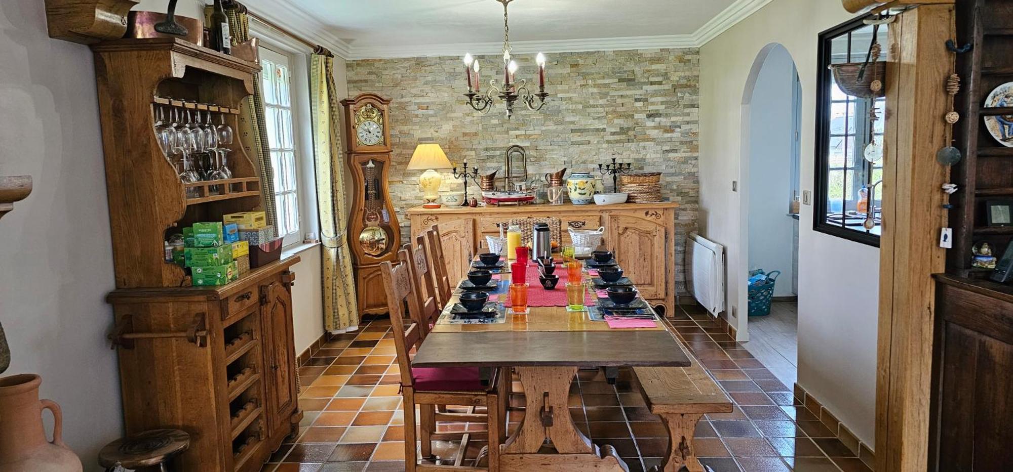 Chez Renee Et Raynal B&B Plounevez-Lochrist Luaran gambar